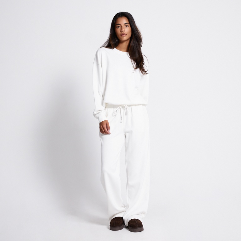 Soft lounge pants "Alma"  Off white